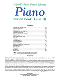 Alfred's Basic Piano Recital Book Level 1B