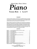 Alfred's Basic Piano Technic Book Level 4