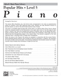 Alfred's Basic Piano Popular Hits Level 5