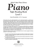Alfred's Basic Piano Sight Reading Level 3
