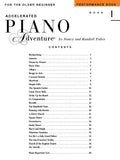 Accelerated Piano Adventures For The Older Beginner - Performance Book Level 1