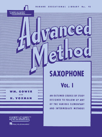 Rubank Advanced Method - Saxophone Volume 1