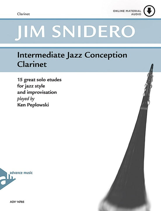 Snidero Intermediate Jazz Conception - Clarinet w/CD