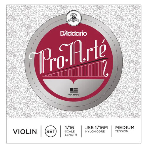 D'Addario Pro Arte Violin J56 1/16M String Set