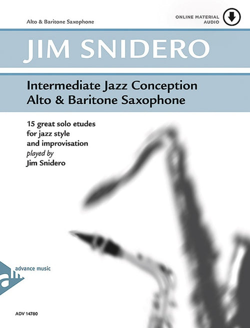Snidero Intermediate Jazz Conception - Alto & Baritone Saxophone w/CD