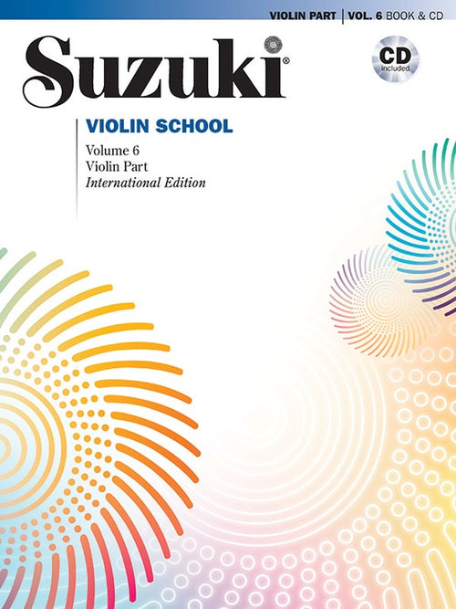 Suzuki Violin School Volume 6 Book & CD