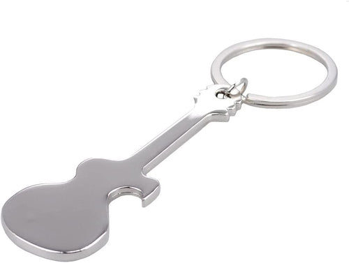 Electric Guitar Bottle Opener Keychain