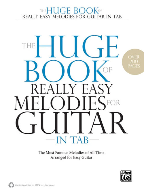 The Huge Book of Really Easy Melodies for Guitar