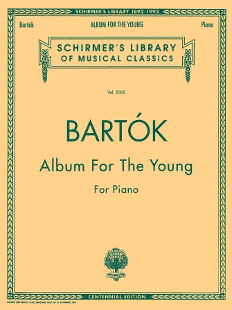 Bartok Album for the Young: Schirmer Edition
