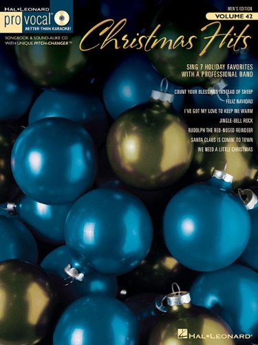Pro Vocal Christmas Hits Volume 42 Men's Edition Book/CD