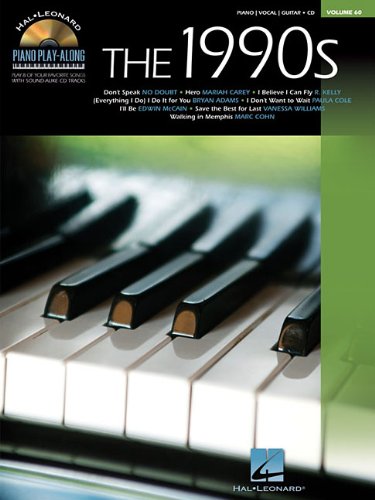Piano Play-Along Volume 60 The 1990s Book/CD