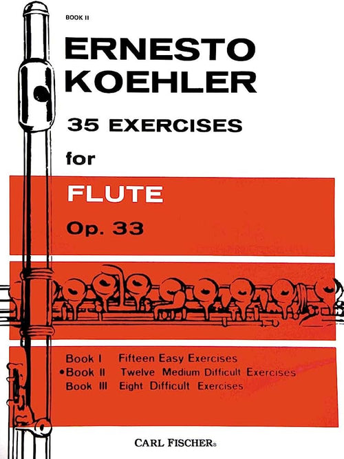 Ernesto Koehler 35 Exercises for Flute Op.33 Book 2