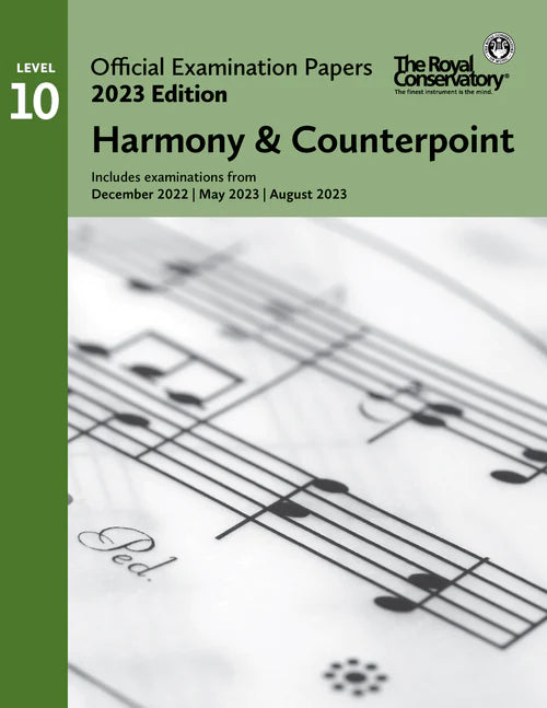 2023 RCM Official Examination Papers: Level 10 Harmony & Counterpoint