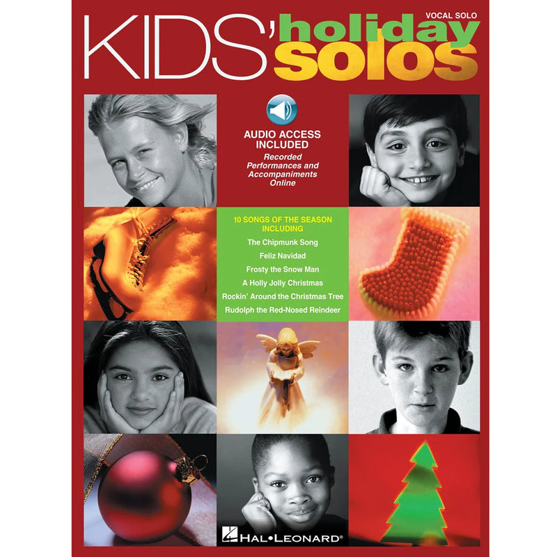 Kid's Holiday Solos Vocal Book & CD