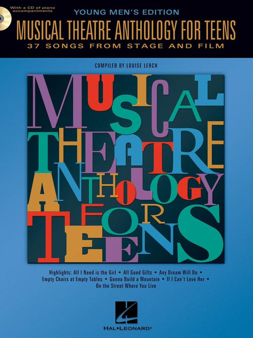 Musical Theatre Anthology for Teens: Young Men's Edition Book/CD