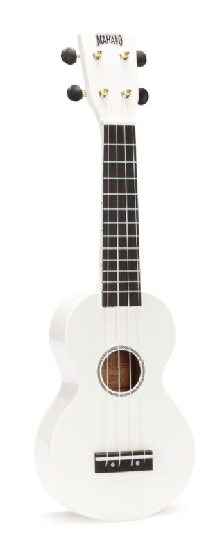 Mahalo Soprano Ukulele White