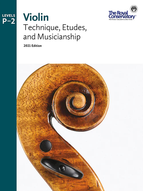 RCM Violin Technique, Etudes, and Musicianship Prep-2 2021 Edition