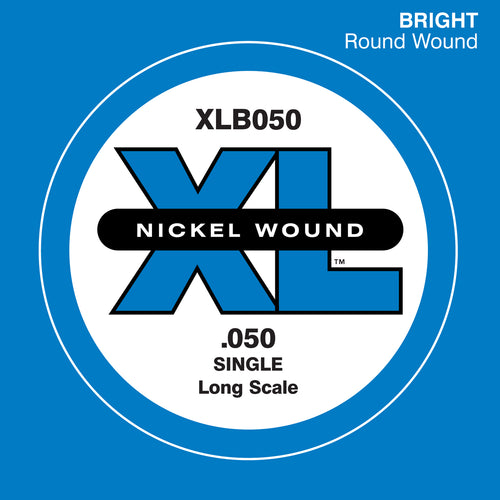 D'Addario XLBO50 Nickel Wound Brass Single String .050