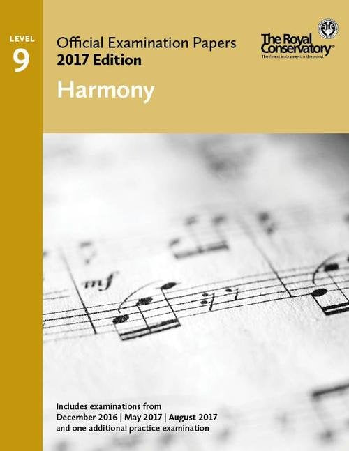 2017 RCM Official Examination Papers: Level 9 Harmony
