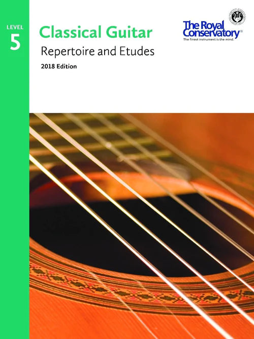 RCM Classical Guitar Repertoire and Etudes 5