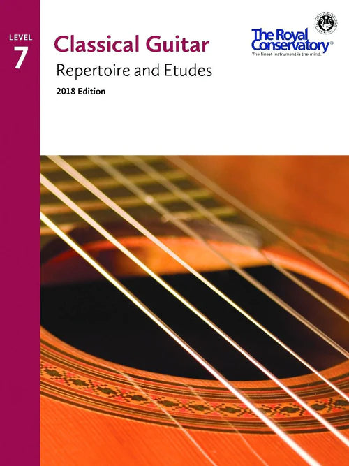 RCM Classical Guitar Repertoire and Etudes 7