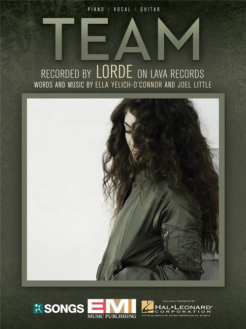 Lorde - Team Sheet Music
