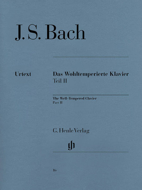 J.S. Bach The Well-Tempered Clavier Part II