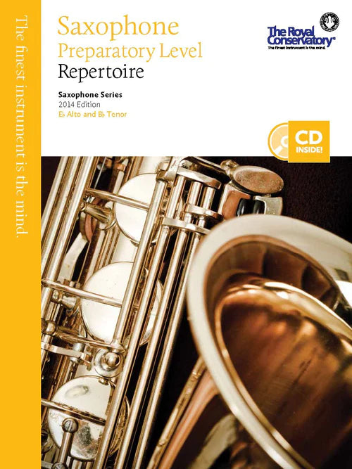 RCM Saxophone Repertoire Preparatory