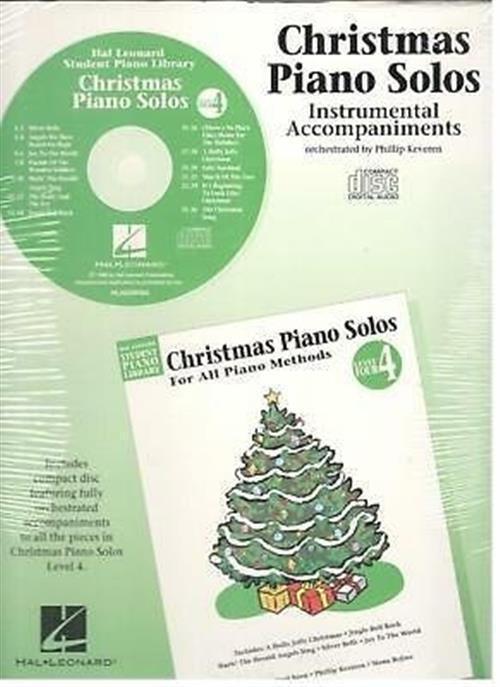Christmas Piano Solos For All Piano Methods Level 4 Instrumental Accompaniment