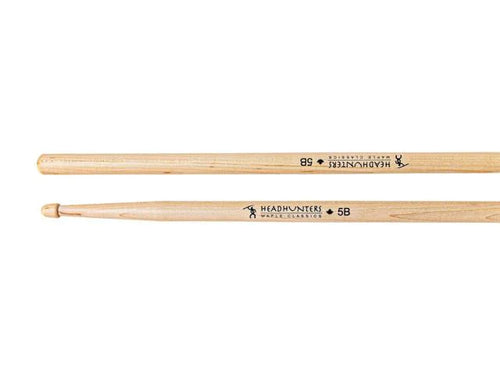 Headhunters Maple Wood Tip 5B Drumsticks
