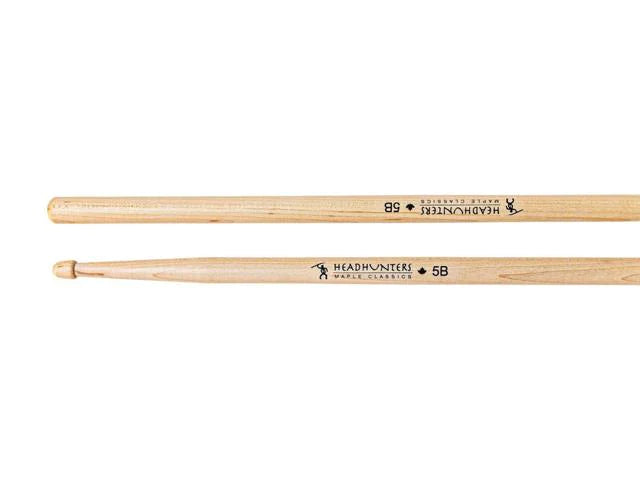 Headhunters Maple Wood Tip 5B Drumsticks