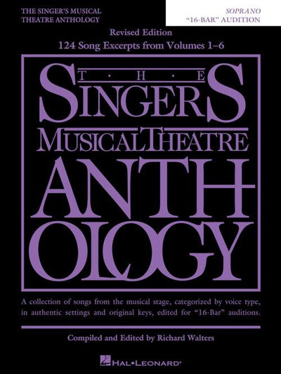 Singers Musical Theatre Anthology Soprano - "16-Bar" Audition