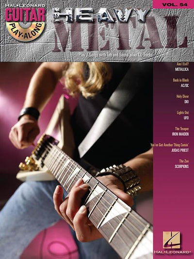 Heavy Metal Guitar Play-Along Volume 54