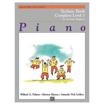 Alfred's Basic Piano Technic Book Complete Level 1 For The Late Beginner