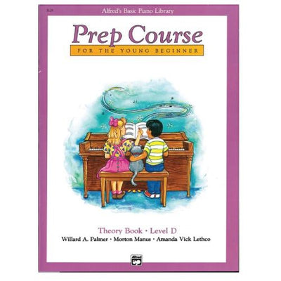 Alfred's Basic Piano Prep Course Theory Book Level D