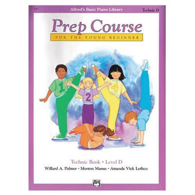 Alfred's Basic Piano Prep Course Technic Book Level D