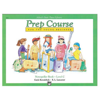 Alfred's Basic Piano Prep Course Notespeller Book Level C