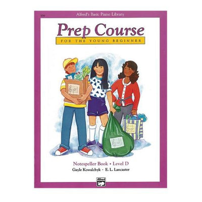 Alfred's Basic Piano Prep Course Notespeller Book Level D