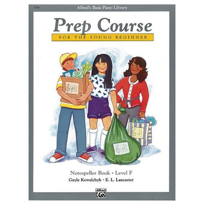 Alfred's Basic Piano Prep Course Notespeller Book Level F