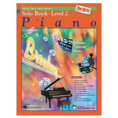 Alfred's Basic Piano Top Hits! Solo Book Level 2 with CD