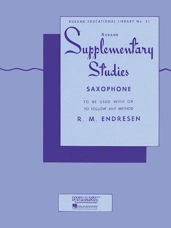 Rubank Supplementary Studies - Saxophone