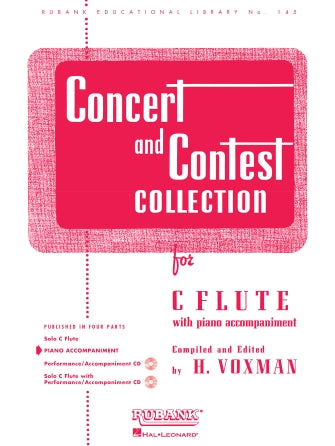 Concert And Contest Collection For C Flute: Piano Accompaniment