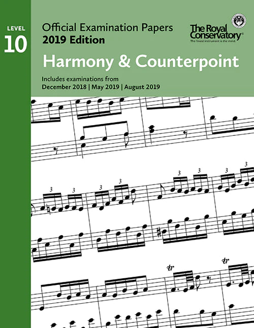 2019 RCM Official Examination Papers: Level 10 Harmony & Counterpoint