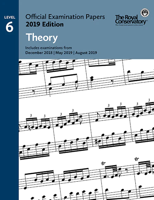 2019 RCM Official Examination Papers: Level 6 Theory