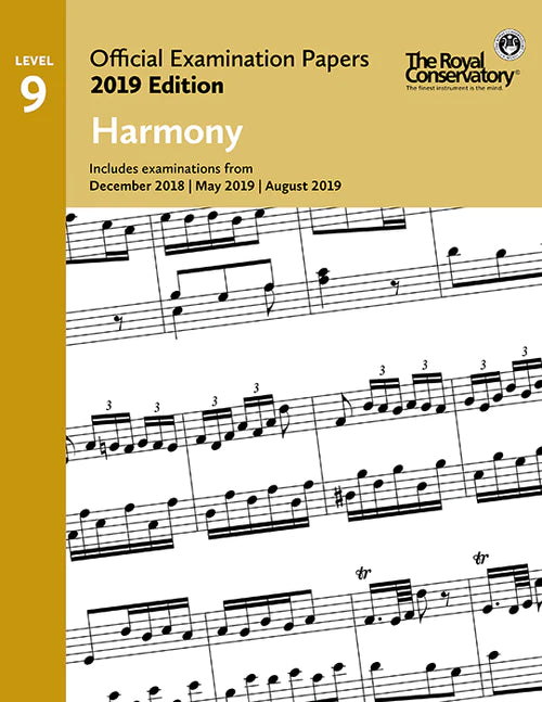 2019 RCM Official Examination Papers: Level 9 Harmony