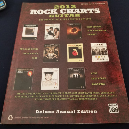 Rock Charts 2012 Guitar Tab Deluxe Annual Edition