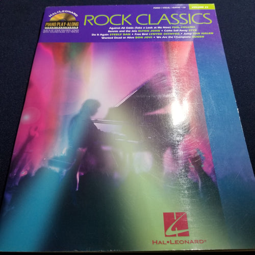 Piano Play-Along Rock Classics Volume 22 Book/CD