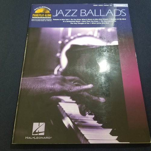 Jazz Ballads Piano Play-Along Volume 2