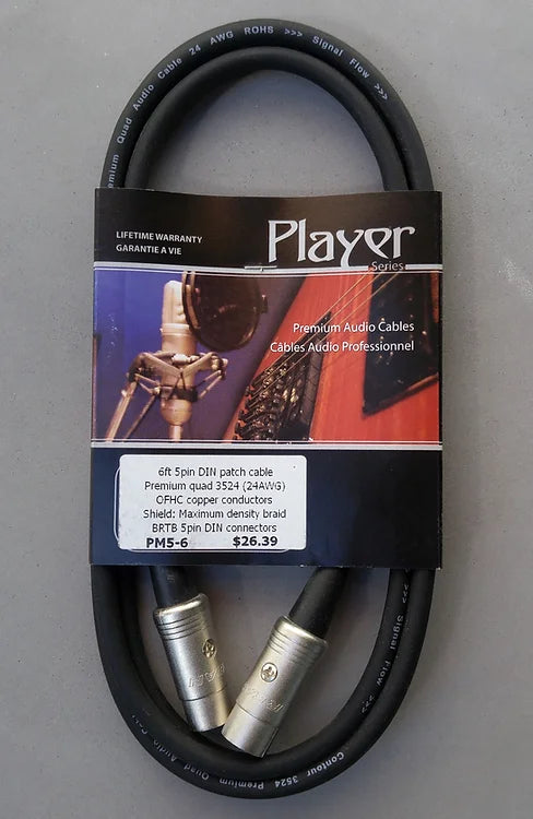 BRTB Player Series PM5-6 5 Pin Cable