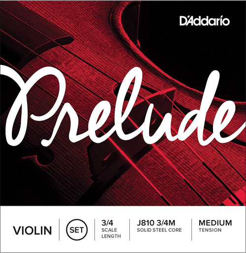 D'Addario Prelude Violin J810 3/4 String Set